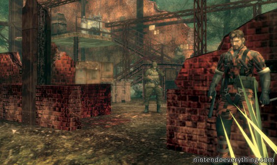 Metal Gear Solid Snake Eater D Screenshots Nintendo Everything