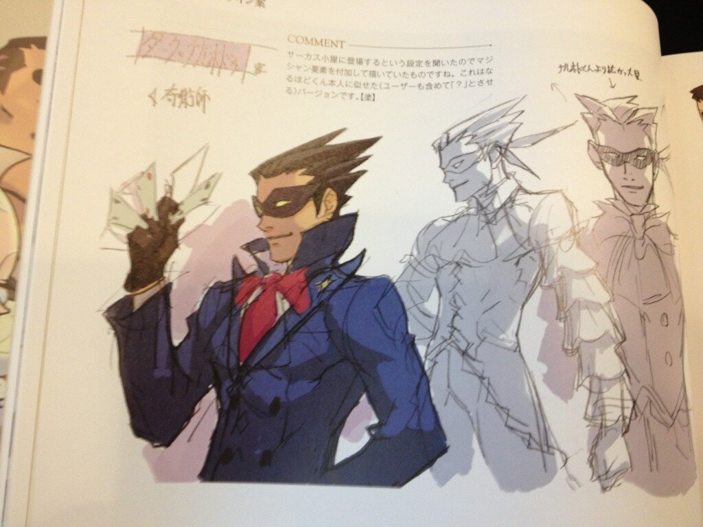 Main Characters Art - Professor Layton vs. Phoenix Wright: Ace