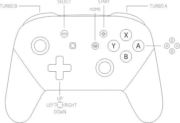 Nintendo Switch Pro Controller Diagram, Support