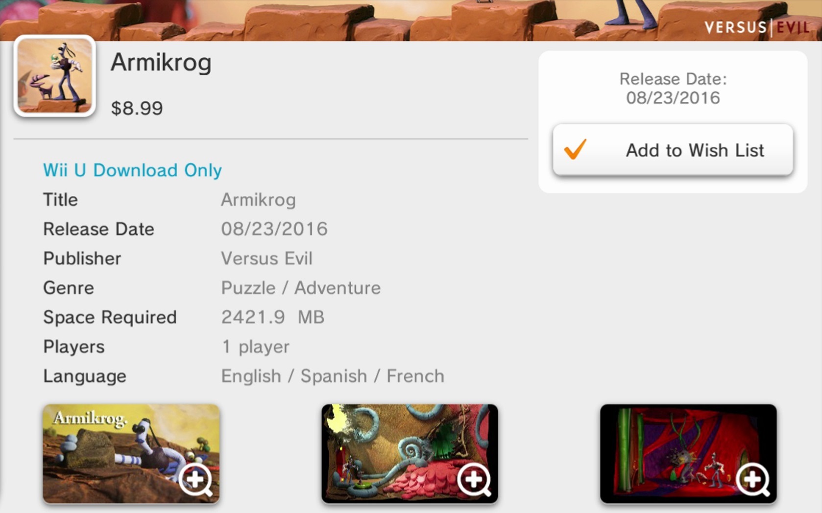 armikrog wii u