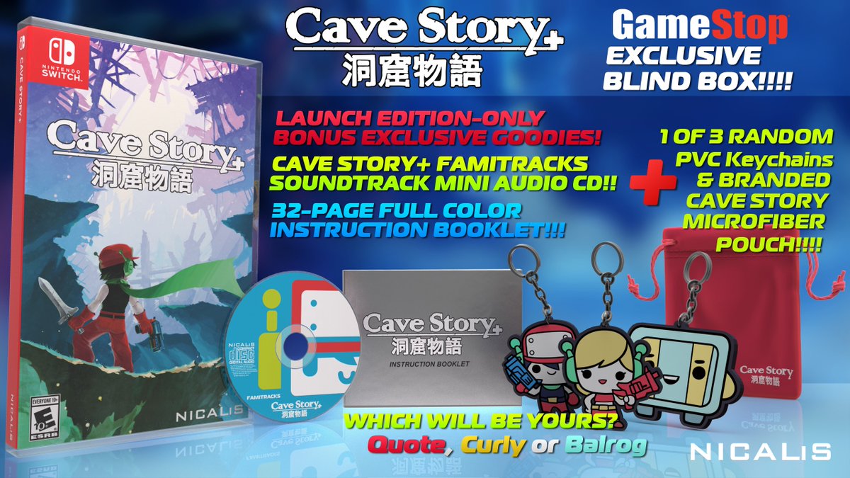 Cave Story + para Switch virá com manual e Mini CD de música! 2