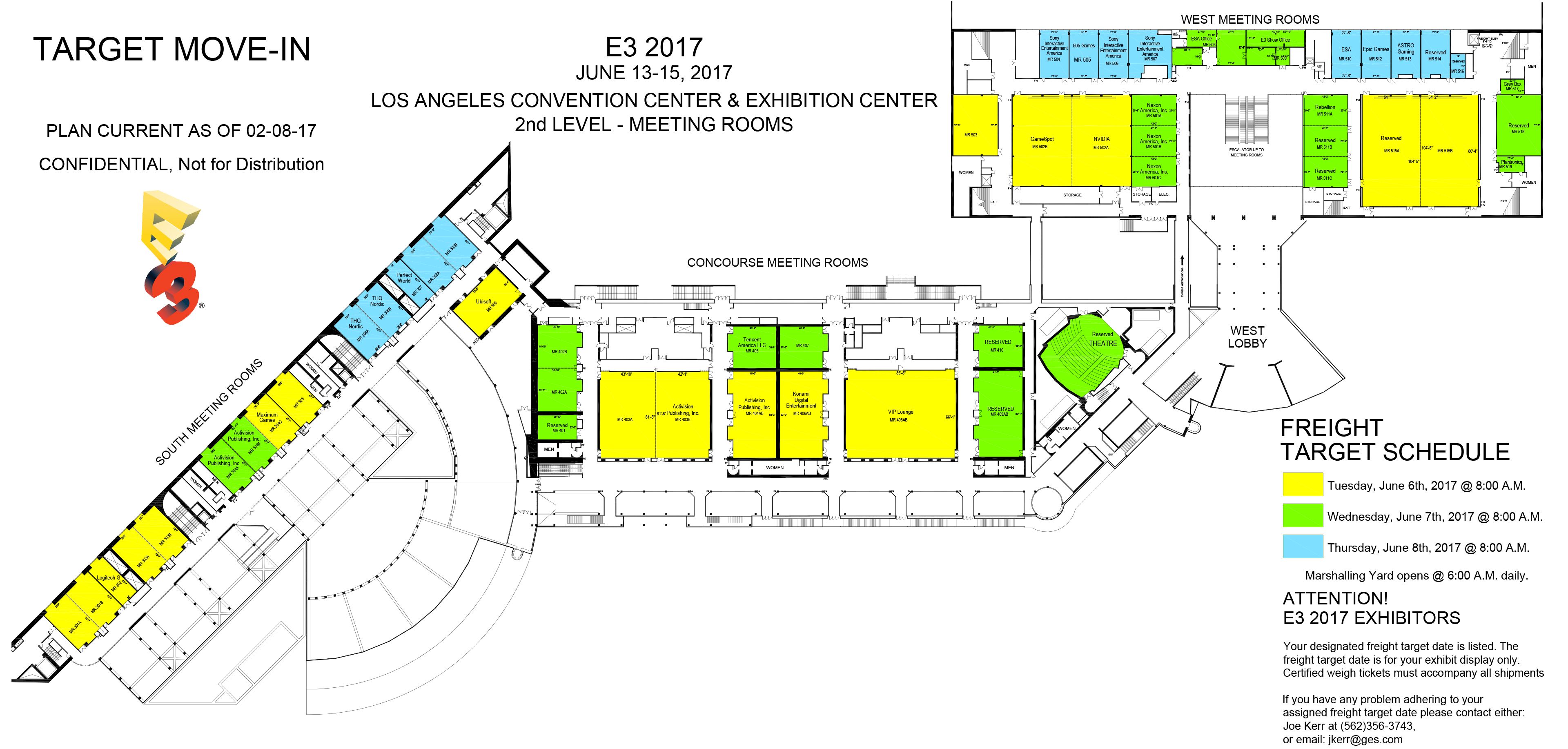 E3 2017 preliminary floor plans Nintendo Everything