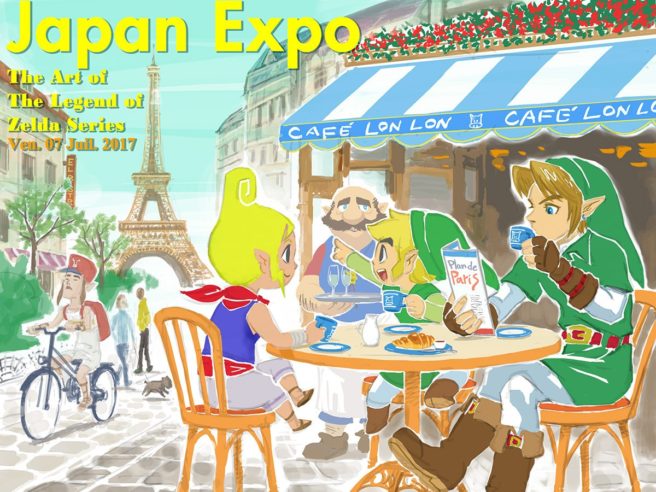 Nintendo compartilha nova arte em comemoração à Japan Expo na França! 2