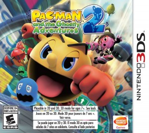 Pac-Man and the Ghostly Adventures 2 box art 3DS