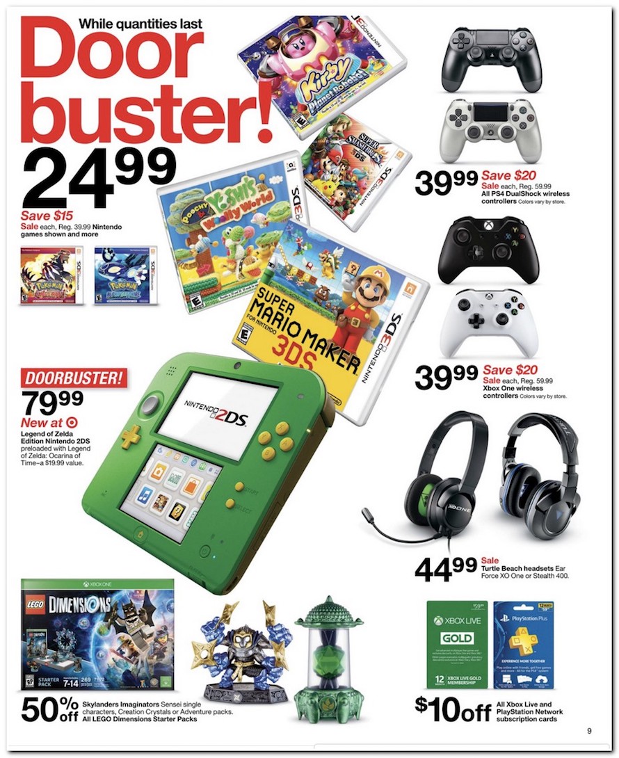 Target&#39;s Black Friday 2017 deals - Nintendo Everything