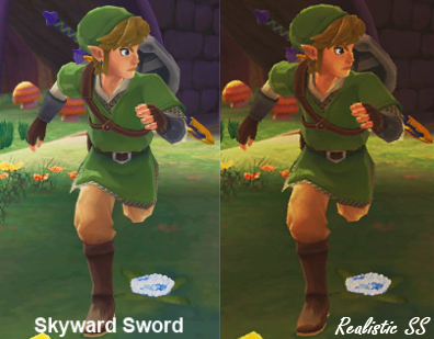 Skyward Sword/Twilight Princess/Wind Waker Link comparison pictures