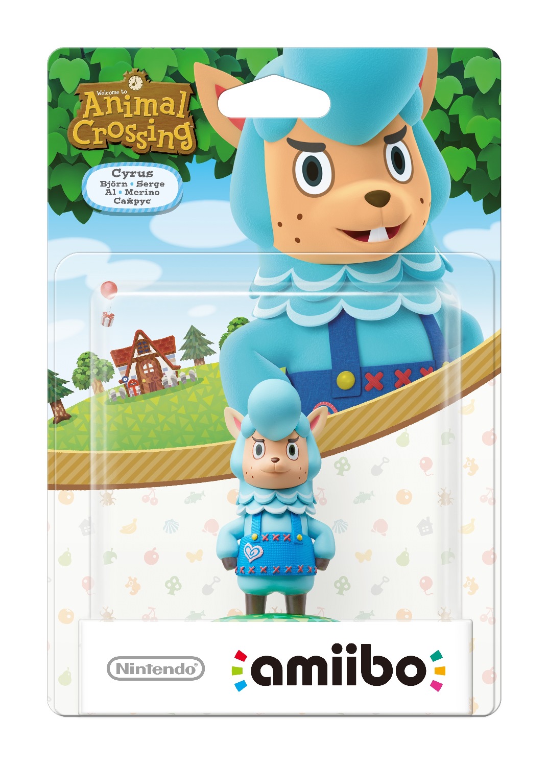 Packaging for the Animal Crossing amiibo figures 