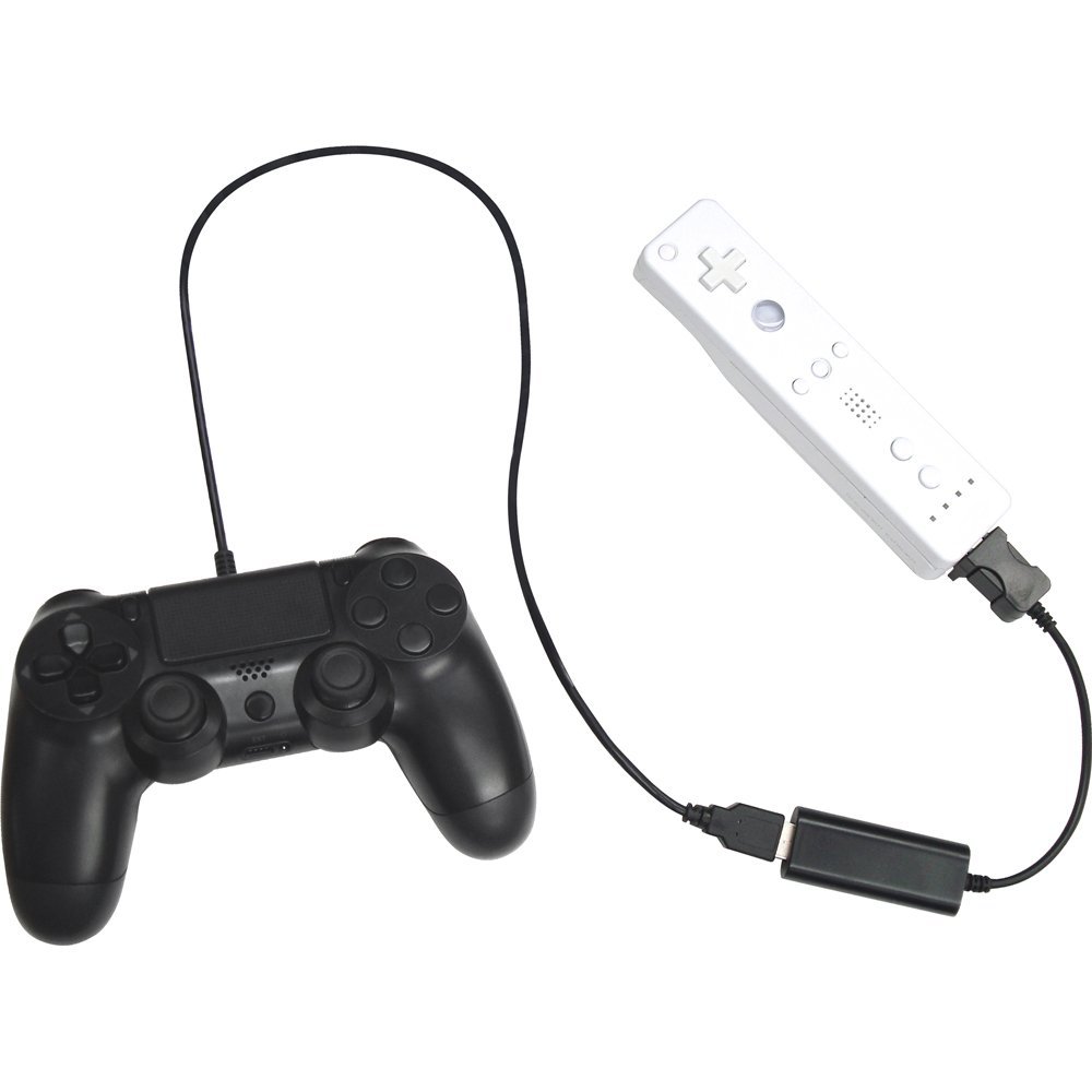 raket In de genade van Sporten Adapter allows for DualShock controllers to be used with Wii U/Wii