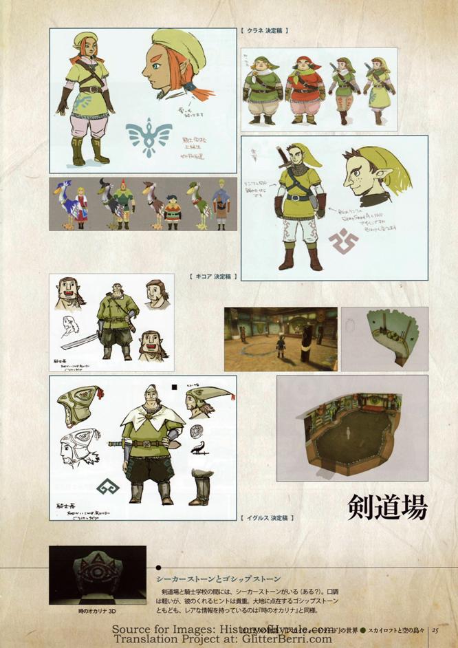 60 Pages Of Amazing Zelda Skyward Sword Art From Hyrule Historia Nintendo Everything