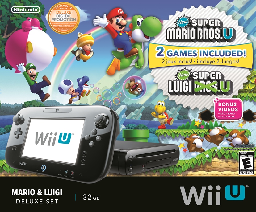 New Wii U Bundle Includes Mario And Luigi Pack-In, Not Nintendo Land