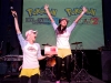 In this photo provided by Nintendo of America, Pokémon fans show off their moves in a Pokémon dance competition at an event celebrating the launch of Pokémon Black Version 2 and Pokémon White Version 2, available now for the Nintendo DS family of portable video game systems. The games are also playable in 2D only on Nintendo 3DS and Nintendo 3DS XL systems. (Anders Krusberg for Nintendo of America)