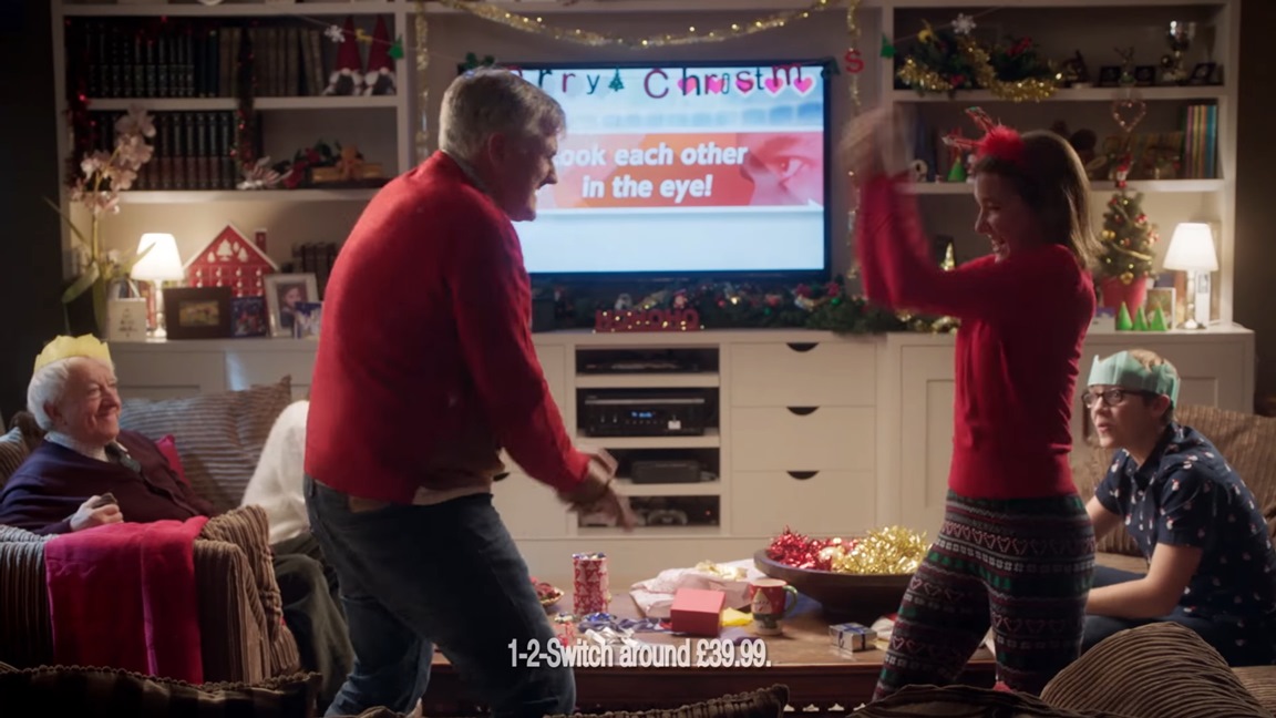 Nintendo switch on sale christmas commercial