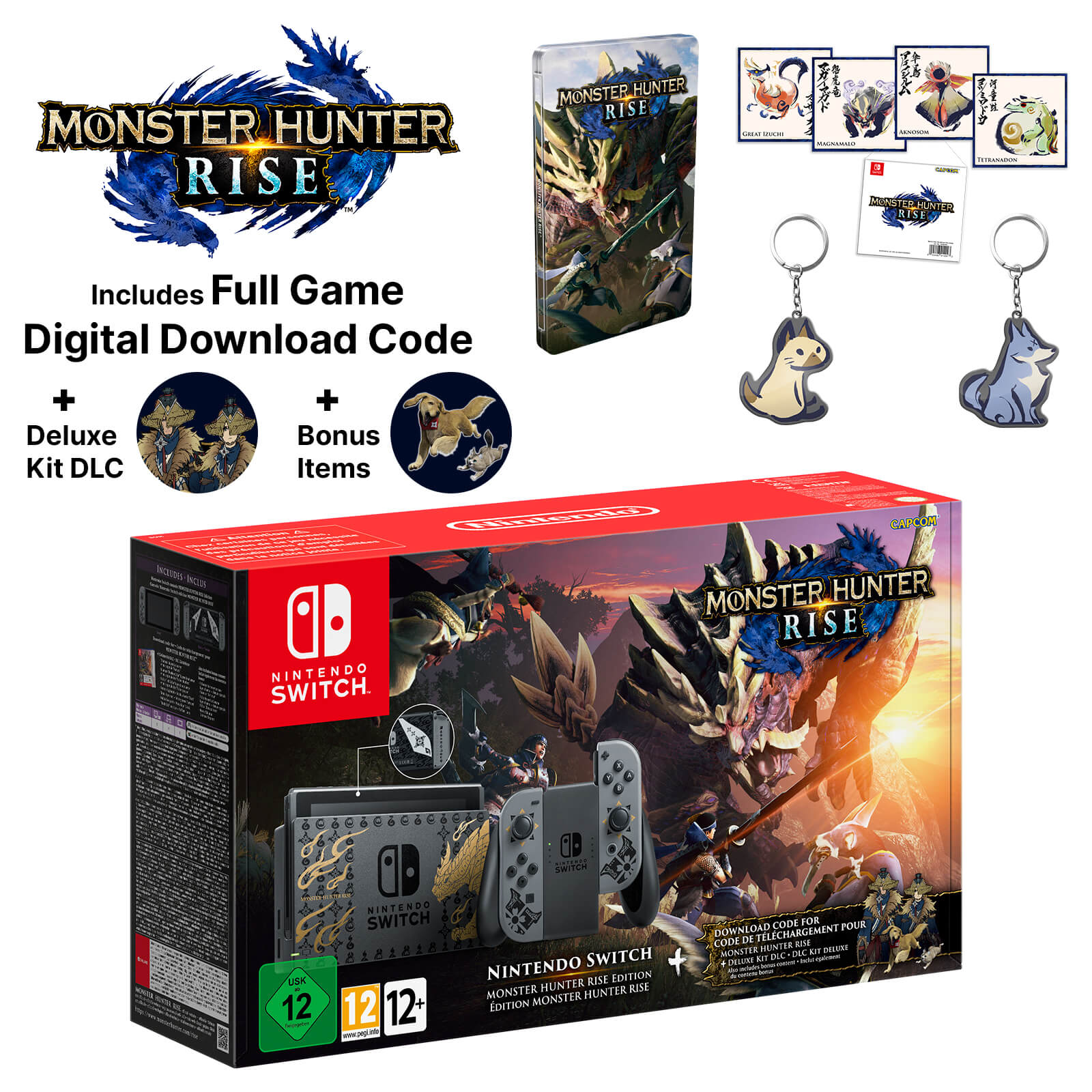 nintendo switch monster hunter rise deluxe edition