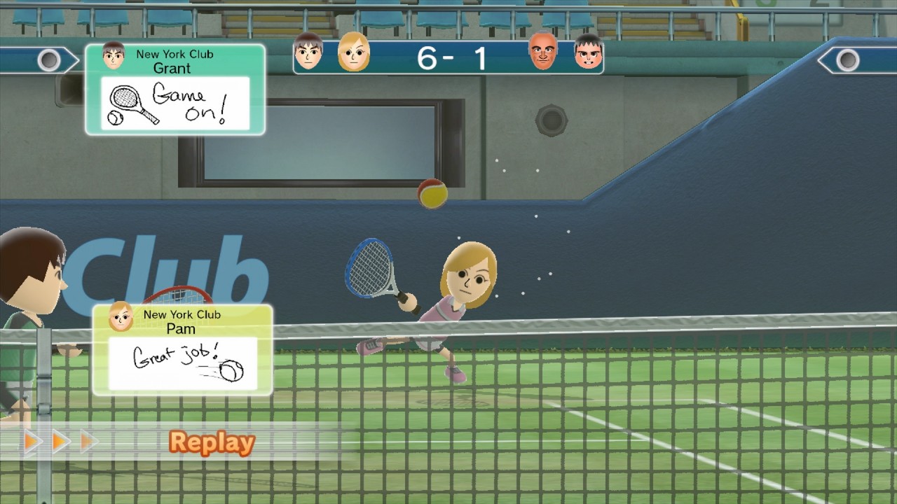 Wii tennis hot sale online