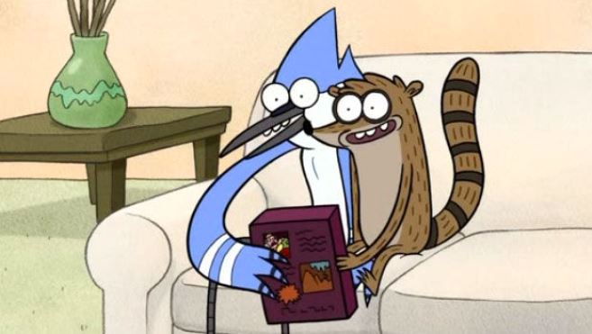 regular show mordecai and rigby