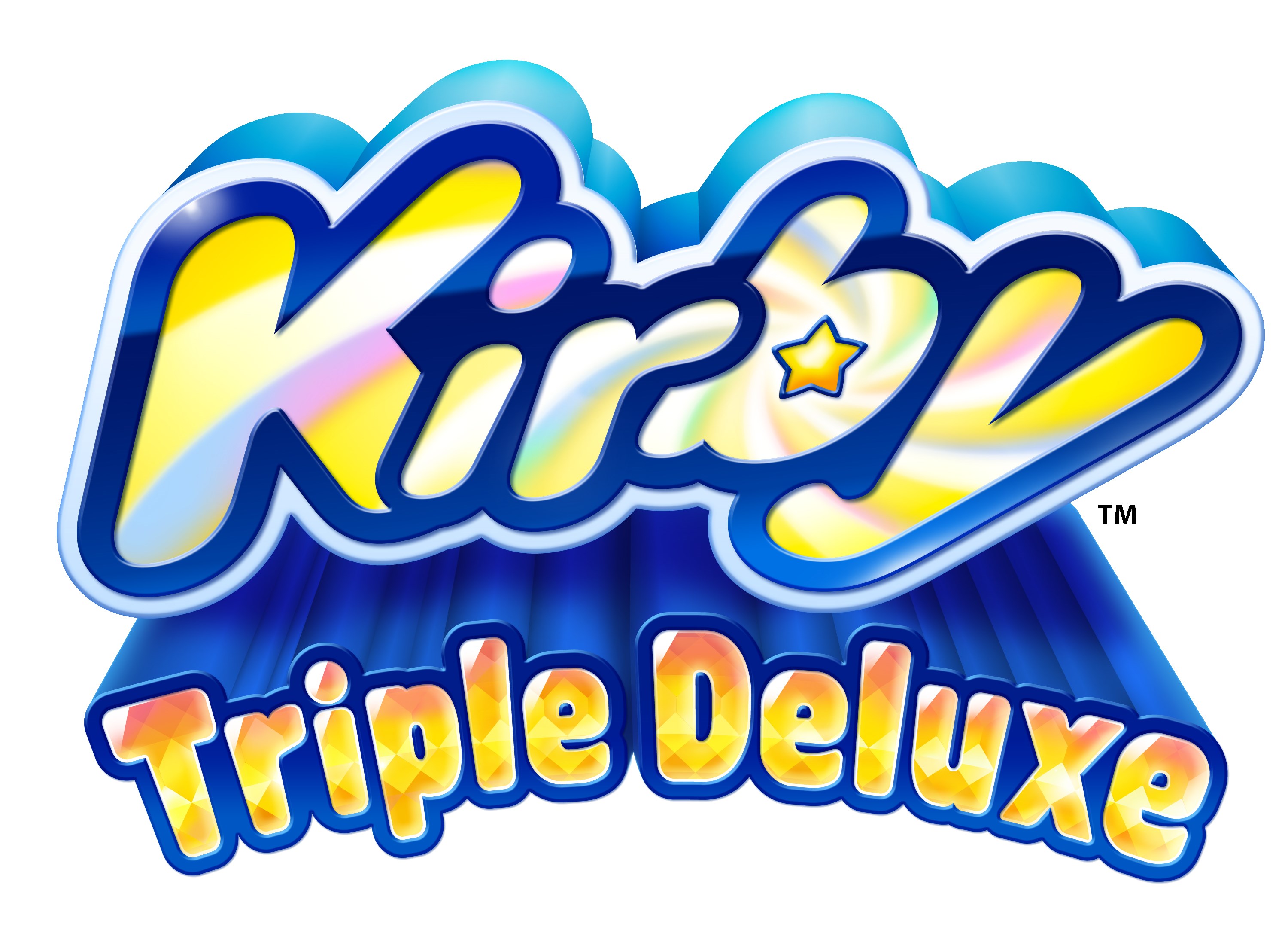 Kirby Triple Deluxe logo