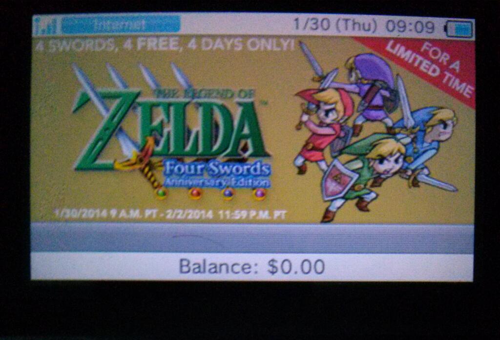 dsi zelda four swords download