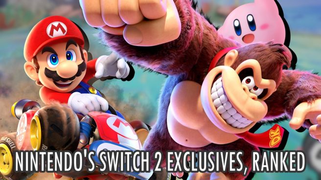 2025 Switch 2 exclusives ranked