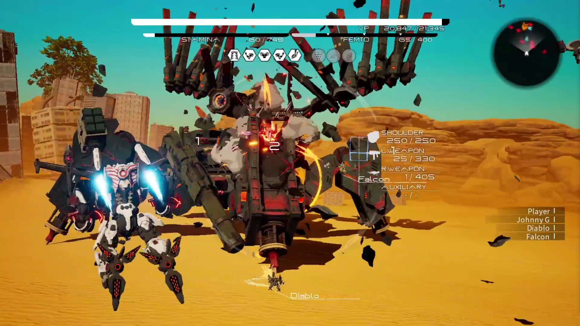 daemon x machina cross play