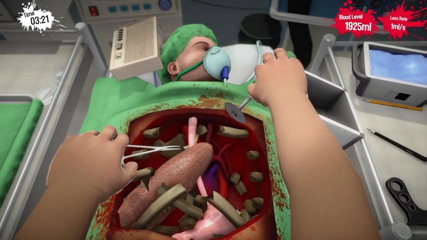 Análise, Surgeon Simulator CPR (Switch)