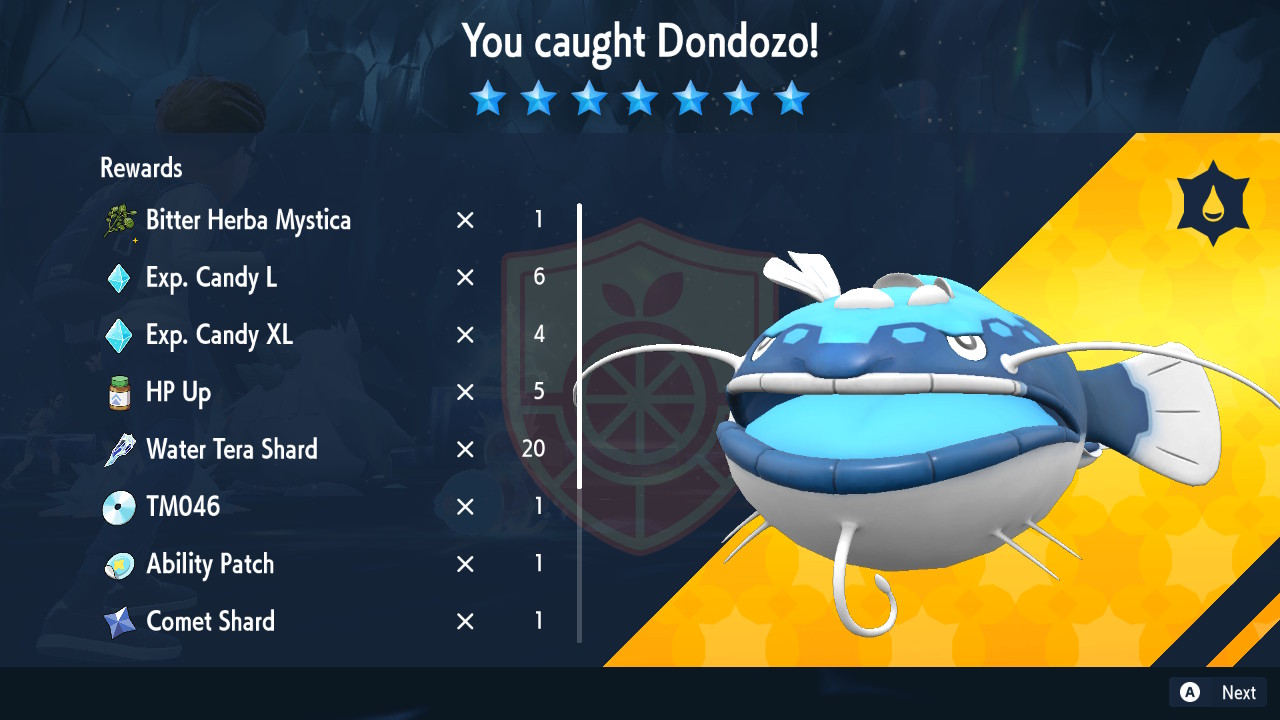 7 Star Dondozo Guide