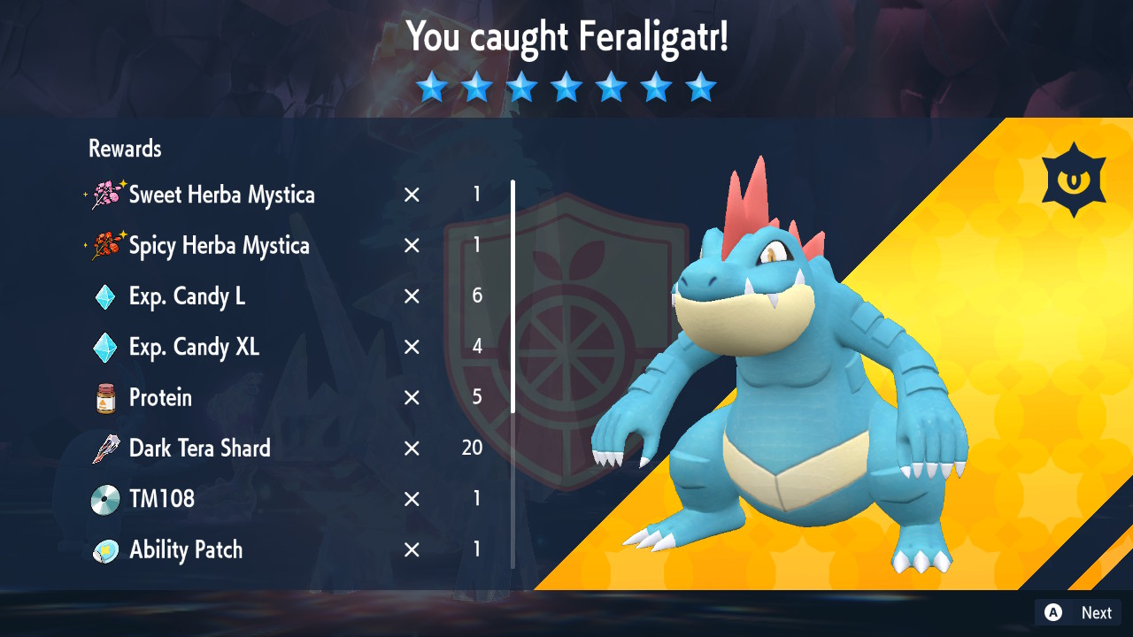 7 Star Feraligatr guide