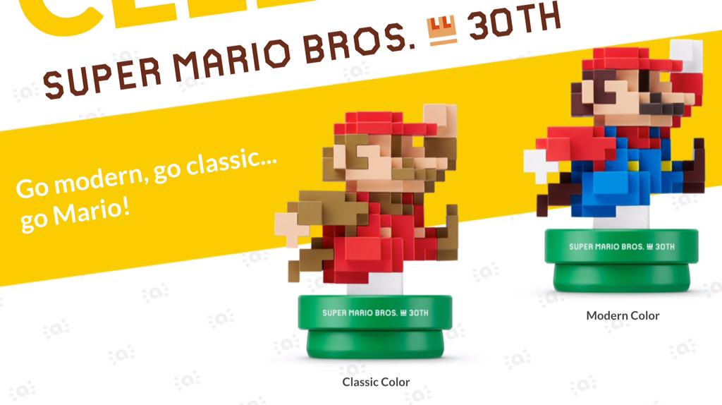 8 Bit Mario Amiibo Releasing In Two Versions