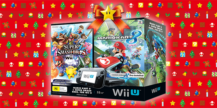 Australia: Wii U with Mario Kart 8 and Super Smash Bros. released for the  holidays