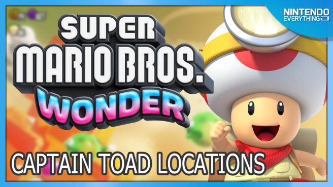 All Captain Toad locations Super Mario Bros. Wonder