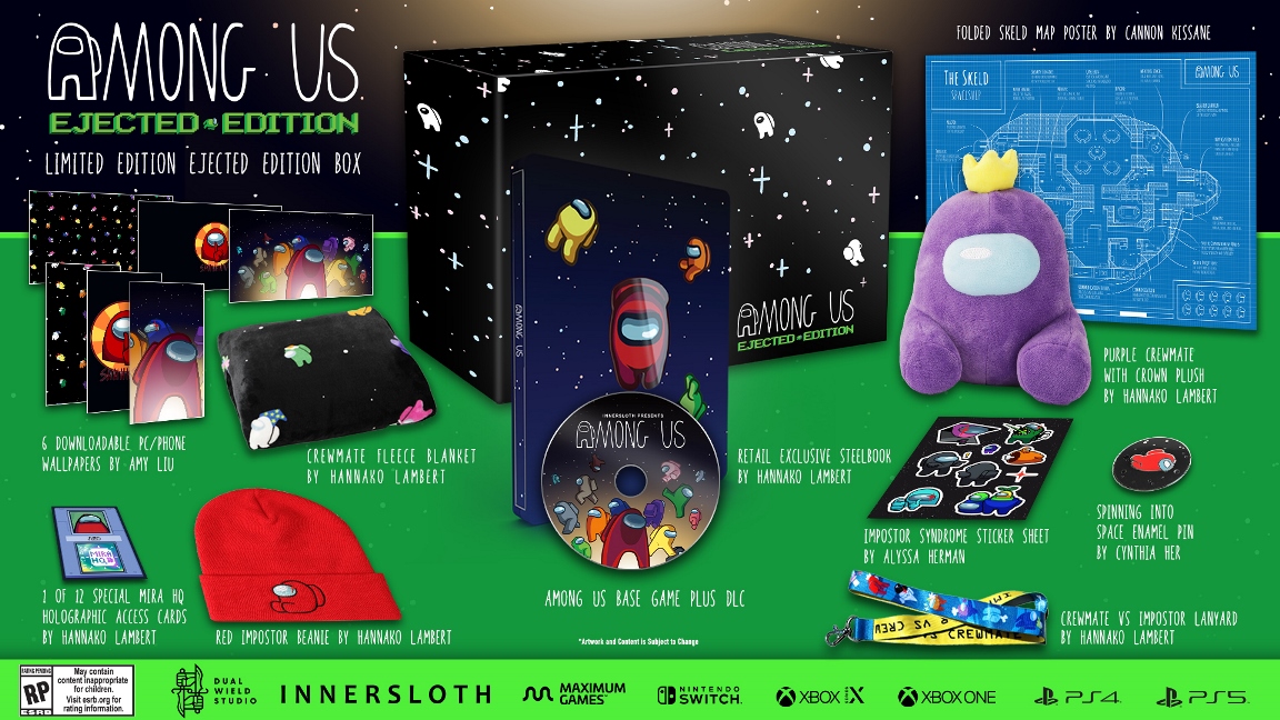 Among Us reveals three new collector's editions for Switch