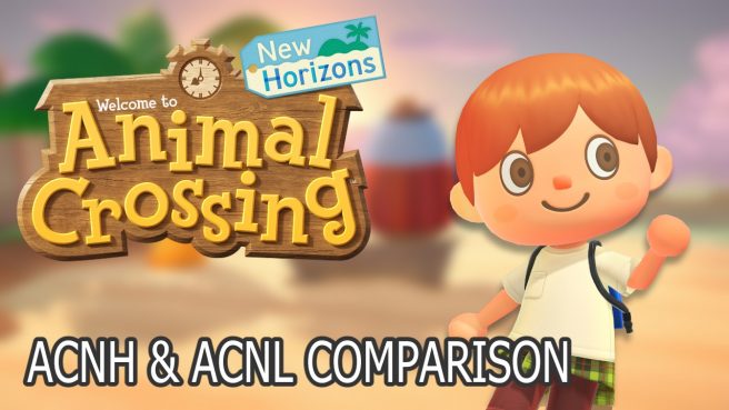 Animal Crossing New Horizons New Leaf comparison