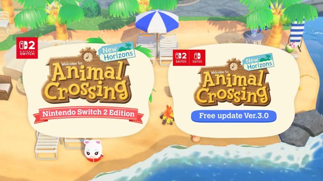 Animal Crossing New Horizons Switch 2 Edition update