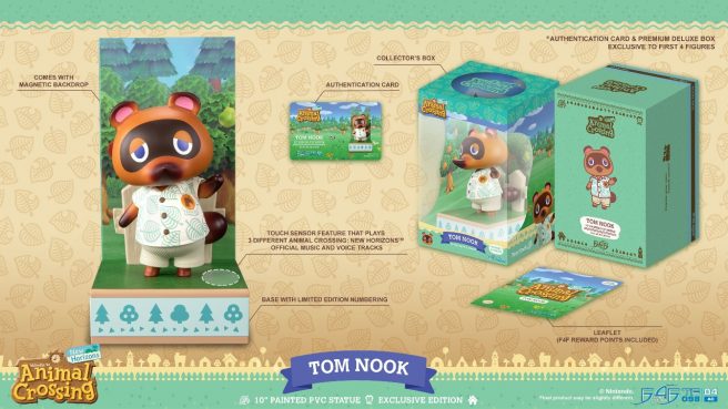 Animal Crossing New Horizons Tom Nook statue First 4 Figures