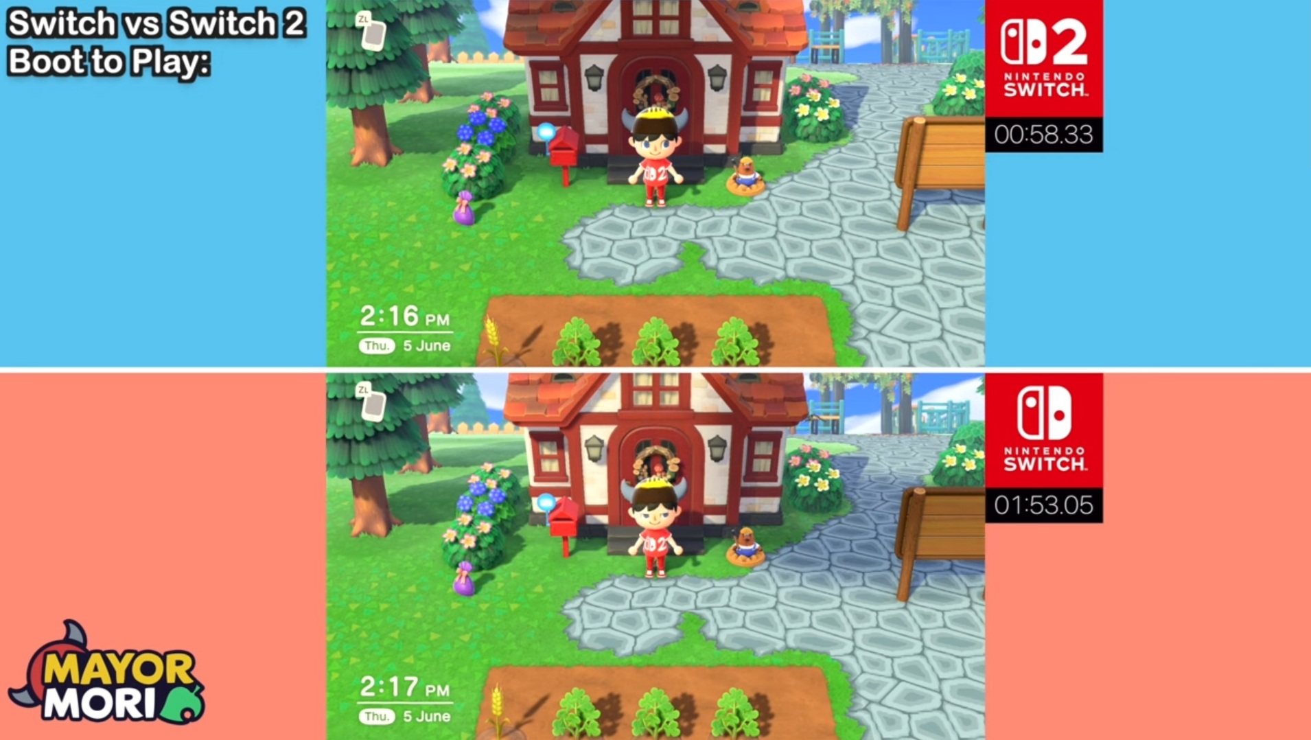 Animal Crossing: New Horizons Performance Significantly Enhanced on Nintendo Switch 2