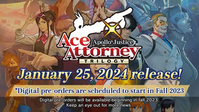 Erscheinungsdatum der Apollo Justice Ace Attorney Trilogy