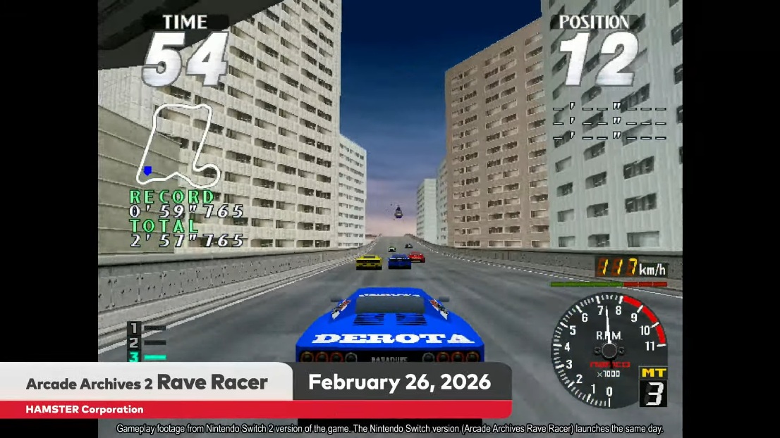 Arcade Archives 2 Rave Racer