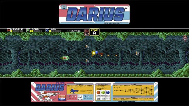 Arcade Archives Darius gameplay