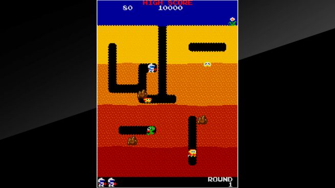 Arcade Archives Dig Dug gameplay