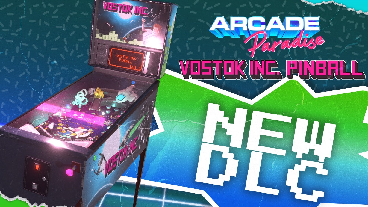 Arcade Paradise Vostok Inc. Pinball DLC