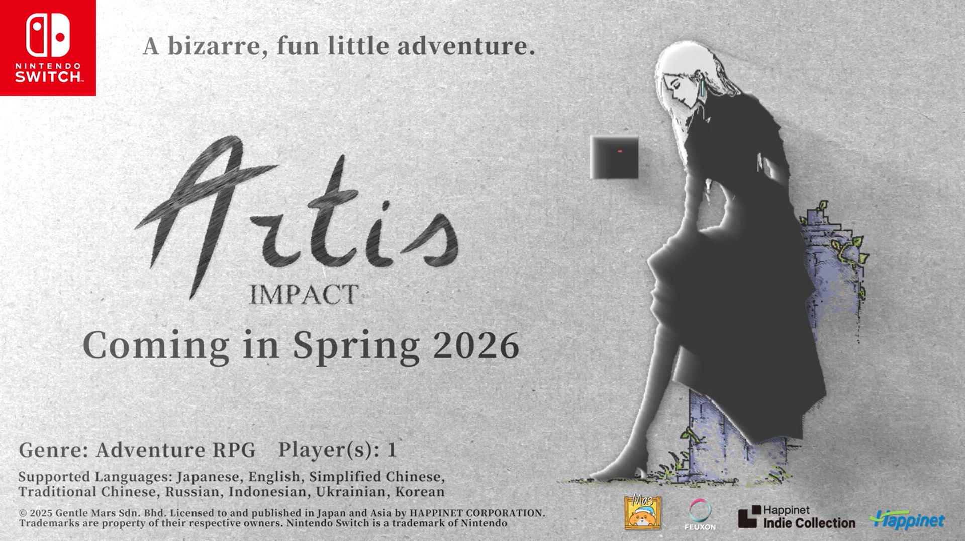 Artis Impact Brings Hand-Drawn Turn-Based RPG Adventure to Nintendo Switch in Spring 2026