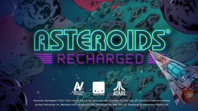 Asteroids Recharged gameplay
