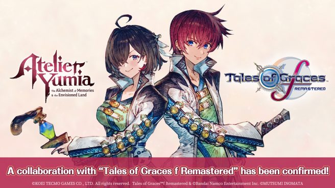 Atelier Yumia Tales of Graces f Remastered collaboration DLC