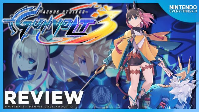 Azure Striker Gunvolt 3 review