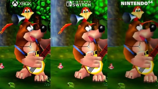 Banjo-Kazooie comparison