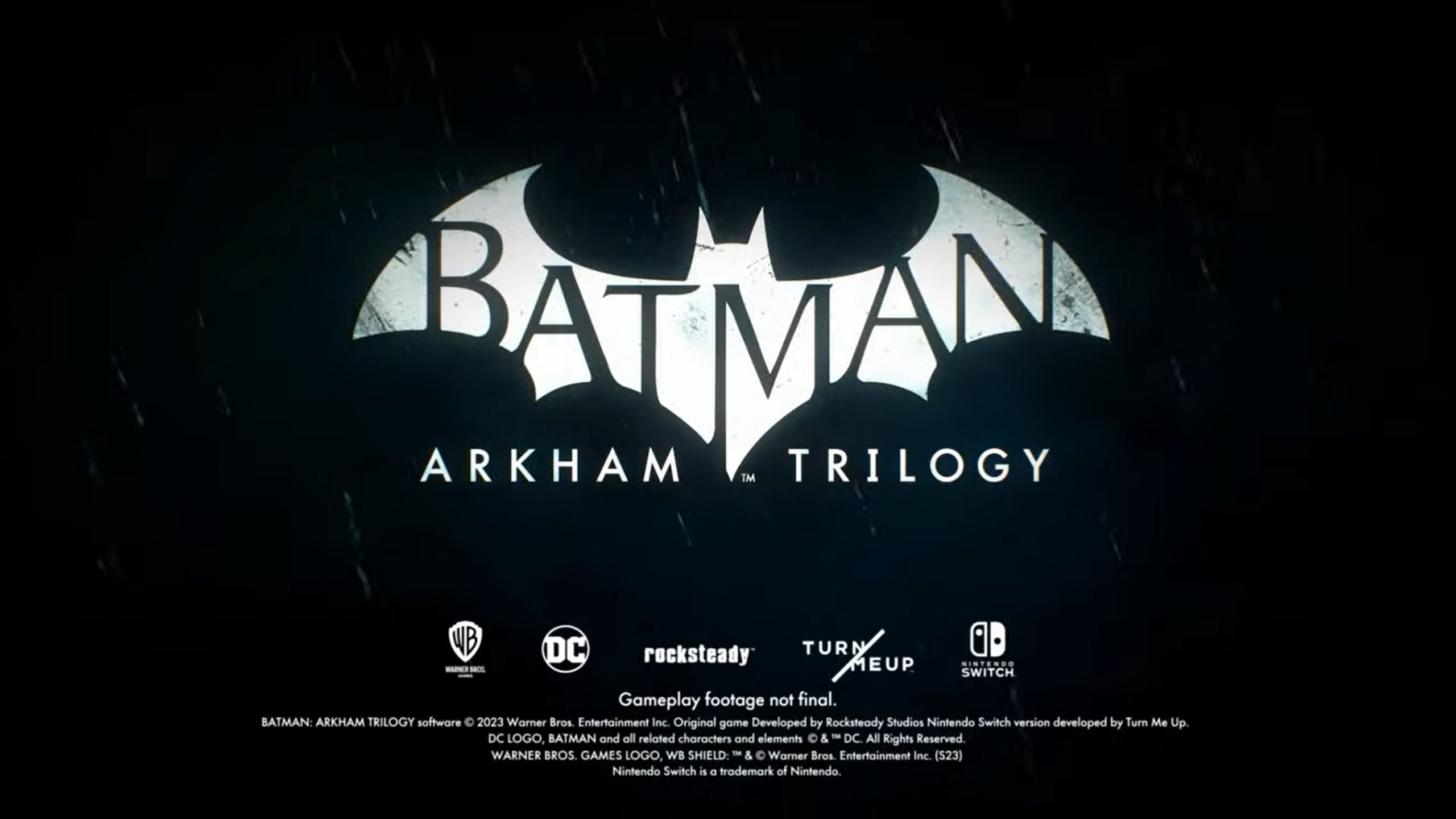 Batman Arkham Trilogy For Switch Only Includes One Title On The Game  Cartridge