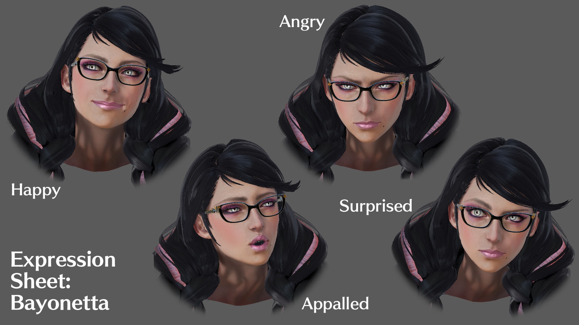 Bayonetta Hair