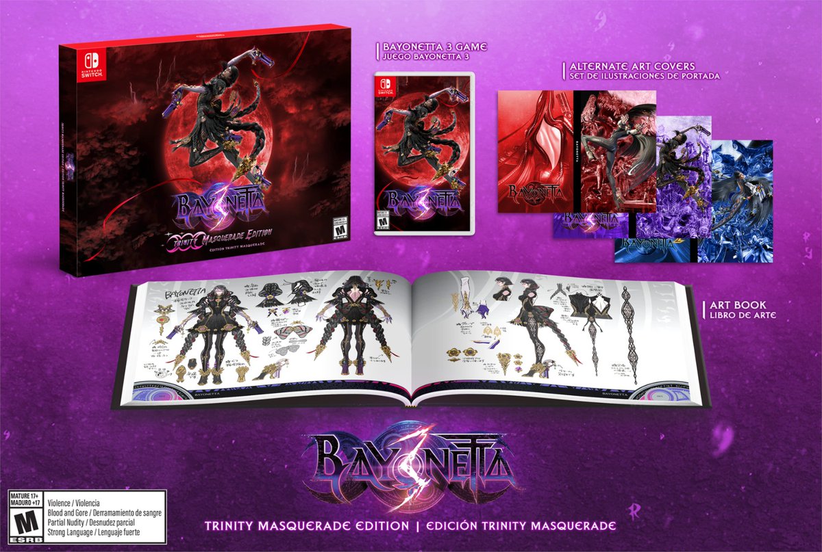 Bayonetta 3 pre-order Trinity Masquerade Edition