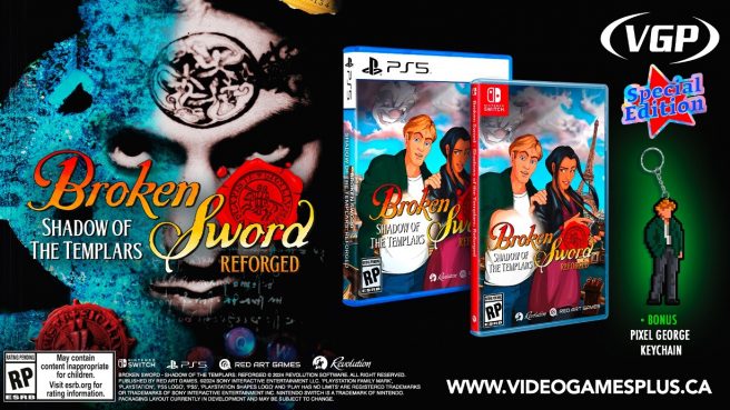 Broken Sword - Shadow of the Templars Reforged physical release