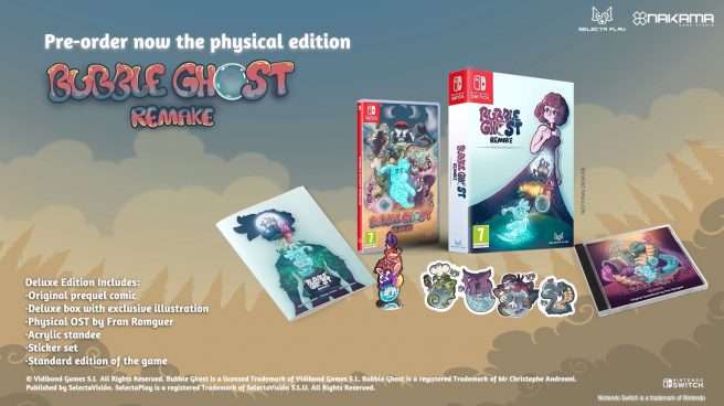 Bubble Ghost Remake physical