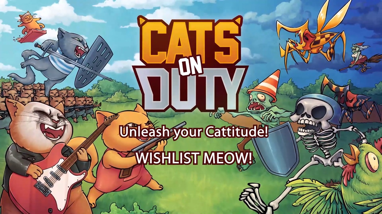 Tower defense RTS Cats on Duty announced for Switch